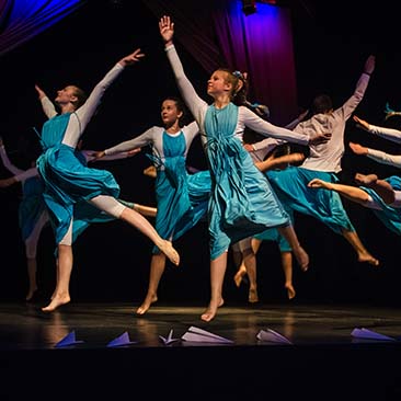 Riprese video per saggio di danza moderna, hip hop e classica