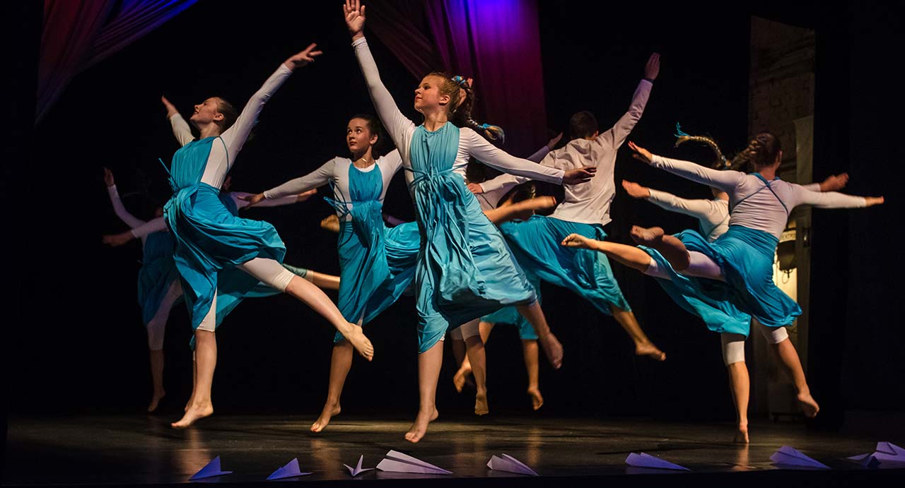 Riprese video per saggio di danza moderna, hip hop e classica